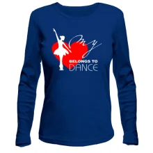 Лонгслив My belongs to dance