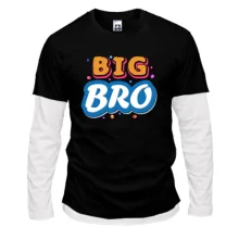 Комбинированный лонгслив Big Bro