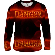 Мужской 3D лонгслив Danger
