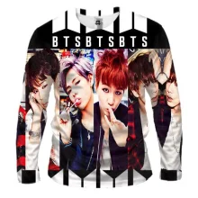 Мужской 3D лонгслив с группой БТС (BTS) K-POP