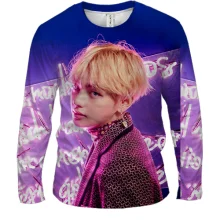 Чоловічий 3D лонгслів з группой БТС (BTS K-POP) АРМІЯ