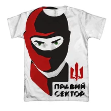 3D футболка Правый сектор арт