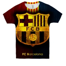 Дитяча 3D футболка FC Barcelona