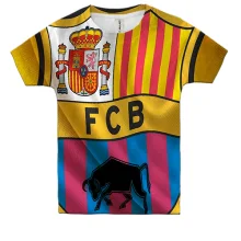Дитяча 3D футболка FC - Barcelona