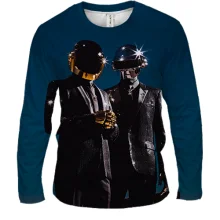 Мужской 3D лонгслив Daft Punk (2)