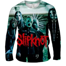 Мужской 3D лонгслив Slipknot