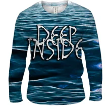 Мужской 3D лонгслив Deep Inside