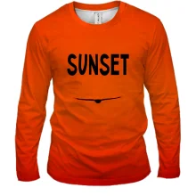 Мужской 3D лонгслив Sunset