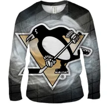 Чоловічий 3D лонгслів Pittsburgh Penguins