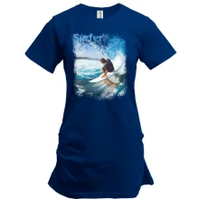 Подовжена футболка Surfer