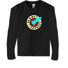 Детский лонгслив с логотипом Planet Express