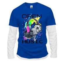Комбінований лонгслів з навушниками Open your music (2)