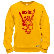Свитшот AC DC череп