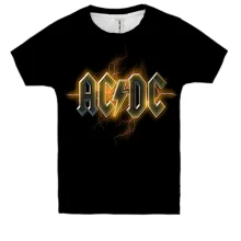 Детская 3D футболка AC/DC