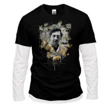 Комбинированный лонгслив Pablo Escobar