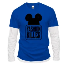 Комбинированный лонгслив Fashion Killer