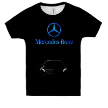 Детская 3D футболка Mercedes-Benz S-Class