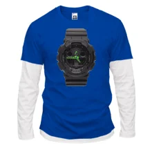Комбинированный лонгслив g shock