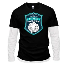 Комбинированный лонгслив elite athletics fitness gym club