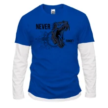 Комбінований лонгслів Never forget Dinosaur