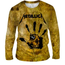 Чоловічий 3D лонгслів Metallica (арт)