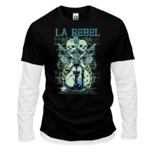 Комбинированный лонгслив la rebel