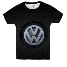 Дитяча 3D футболка з логотипом Volkswagen