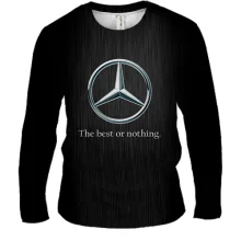 Мужской 3D лонгслив Mercedes-Benz - The best or nothing