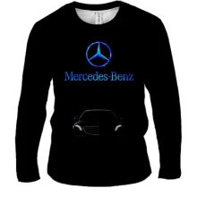 Мужской 3D лонгслив Mercedes-Benz S-Class