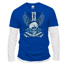 Комбинированный лонгслив lucky one 13