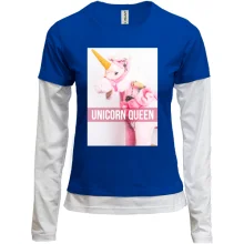 Комбінований лонгслів Unicorn Queen
