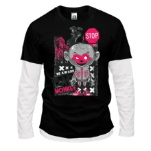 Комбинированный лонгслив bad monkey