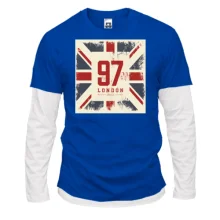 Комбинированный лонгслив 97 London