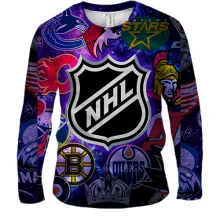 Мужской 3D лонгслив NHL
