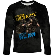 Детский 3D лонгслив From Ukraine With NLAW