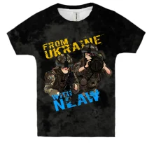 Детская 3D футболка From Ukraine With NLAW