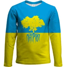 Дитячий 3D лонгслів Патріот (дерево)