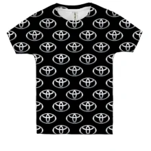 Дитяча 3D футболка з логотипом Toyota