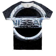 Дитяча 3D футболка з логотипом Nissan