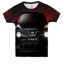 Дитяча 3D футболка Nissan Juke R