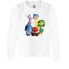 Детский лонгслив с героями мультфильма "Головоломка"