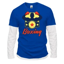 Комбинированный лонгслив boxing чемпион