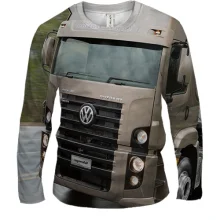 Мужской 3D лонгслив volkswagen tractor