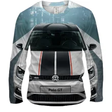 Чоловічий 3D лонгслів Volkswagen Polo GT