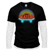 Комбинированный лонгслив skaters