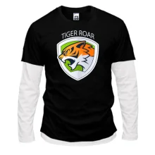 Комбинированный лонгслив tiger roar