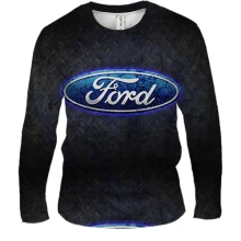 Чоловічий 3D лонгслів з логотипом Ford