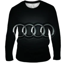 Чоловічий 3D лонгслів AUDI