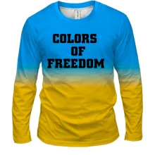 Мужской 3D лонгслив Colors Of Freedom