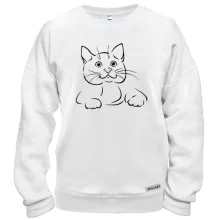 Свитшот с котенком